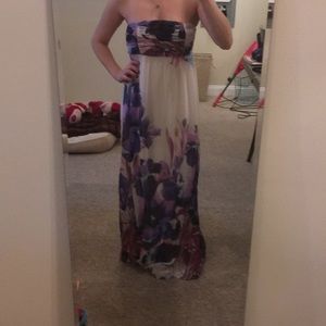 Floral long gown
